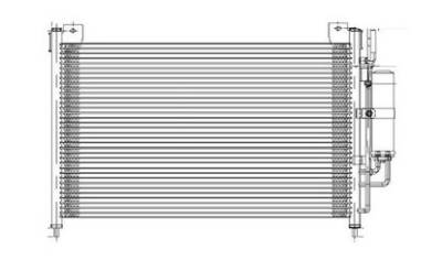 Rareelectrical - New Ac Condenser Compatible With 2011-2013 Mazda 2 Pfc Ma3030158 Df7161480b W/ Receiver/Dryer
