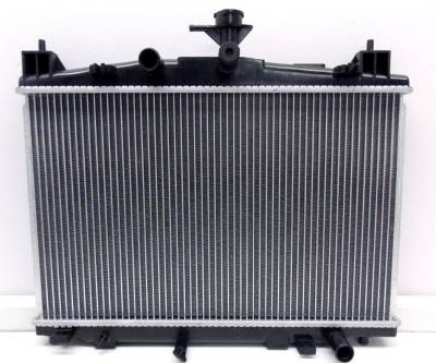 Rareelectrical - New Radiator Assembly Compatible With 2011-2013 Mazda 2 1.5L L4 1498Cc 91 Cid Zye9-15-200 13233