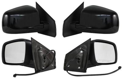 Rareelectrical - New Pair Power Non-Heat Side Mirror Compatible With 2000 Chevrolet Tahoe Z71 Gm24el Gm24er