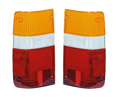 Rareelectrical - New Pair Of Tail Light Lens Compatible With Toyota Pickup To2809101 81551-89166 8155189166 To2808101