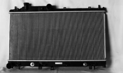 Rareelectrical - New Radiator Assembly Compatible With Subaru 05-11 Impreza Legacy 2.5L H4 2458Cc 2.5I Touring 3307