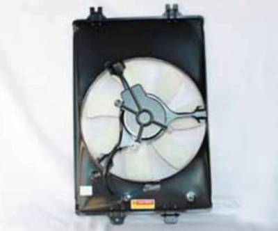 RAREELECTRICAL - New Ac Condenser Fan Assembly Compatible With 2006-2008 Honda Ridgeline 38611-Rje-A01 76038