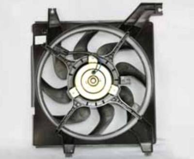 Rareelectrical - New Engine Cooling Fan Assembly Compatible With 2003-2008 Hyundai Tiburon 2.0L L4 1975Cc