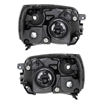 Rareelectrical - New Pair Of Headlight Compatible With Mitsubishi Galant Se Sedan 2005 By Part Number Mn161852