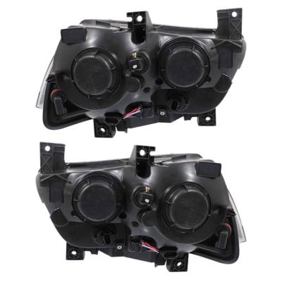 Rareelectrical - New Pair Of Headlight Compatible With Dodge Charger Enforcer 2011-2014 By Part Number 57010410Af