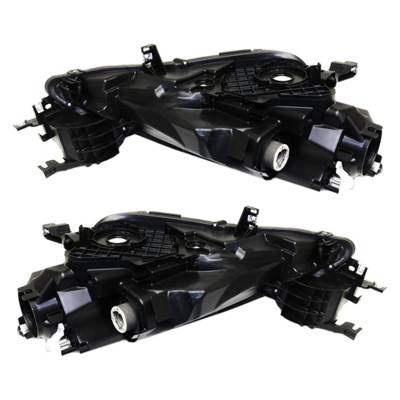 Rareelectrical - New Pair Of Headlight Compatible With Mazda 6 2.5L 3.7L 2011 2012 2013 By Part Number Geg1-51-0K0e