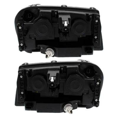 Rareelectrical - New Pair Of Halogen Headlight Compatible With Chevrolet Trailblazer Lt Sport 2006-2009 By Part