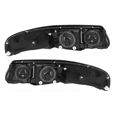 Rareelectrical - New Pair Halogen Headlights Compatible With Pontiac Bonneville Se Sedan 3.8L 2000 2001 2002 2003