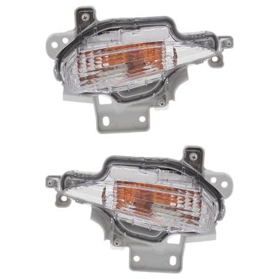 Rareelectrical - New Pair Of Daytime Running Lights Compatible With Mazda 3 Sport 3 2.0L 2.5L 2017 2018 By Part