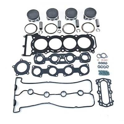 RAREELECTRICAL - New Top End Rebuild Kit Compatible With Yamaha 255Xe 195S Sx 195 Fx Cruiser Svho Ltd Gp-R Fx Cruiser