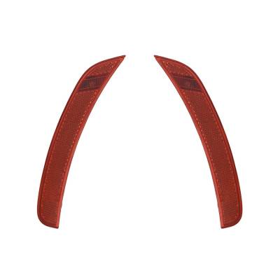 Rareelectrical - New Pair Of Rear Side Marker Lights Compatible With Fiat 500 2012 2013 2014 2015 2016 By Part