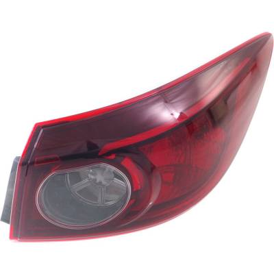 Rareelectrical - New Right Tail Light Compatible With Mazda 3 2014 2015 By Part Numbers Ma2805123 Bjt1-51-150A
