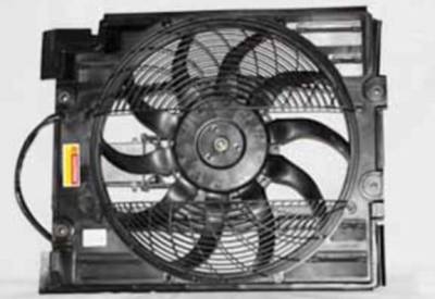 Rareelectrical - New Ac Condenser Fan Assembly Compatible With 2001-2003 Bmw 525I 530I 344-55006-200 620-904