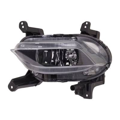 Rareelectrical - New Left Fog Light Assembly Compatible With Hyundai Santa Cruz Santa Fe 2019 2020 By Part Numbers