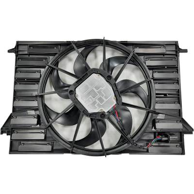 Rareelectrical - New Dual Radiator And Condenser Fan Compatible With Audi A4 A5 Quattro Sportback Premium Plus