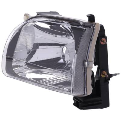 Rareelectrical - New Left Headlights Compatible With Toyota Tacoma 2.4L 2.7L 3.4L 2001 2002 2003 2004 By Part Numbers