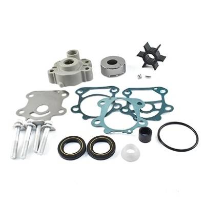 Rareelectrical - New Water Pump Kit Complete Compatible With Yamaha 4 Cyl 4 Stroke 70 Hp By 18-3485 6Cj-W0078-01-00