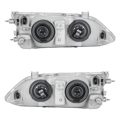 Rareelectrical - New Pair Of Headlights Compatible With Lexus 1997 1998 1999 2000 2001 By Part Numbers Lx2502101