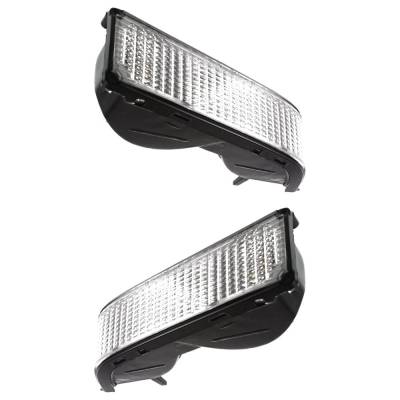 Rareelectrical - New Pair Of Daytime Running Lights Compatible With Chevrolet Gmc 1988-2002 By Part Numbers 5974338