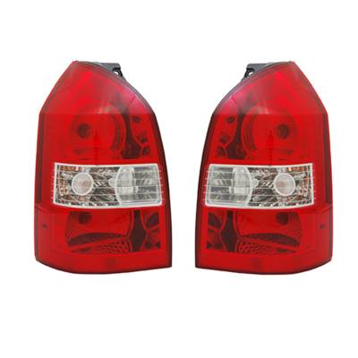 Rareelectrical - New Tail Light Pair Compatible With Hyundai Tucson 2005-09 92402-2E050 Hy2800134 924022E050