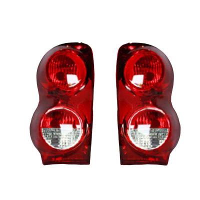 Rareelectrical - New Pair Of Tail Lights Compatible With Chrysler Dodge Durango 2004 2005 2006 2007 2008 2009 By Part