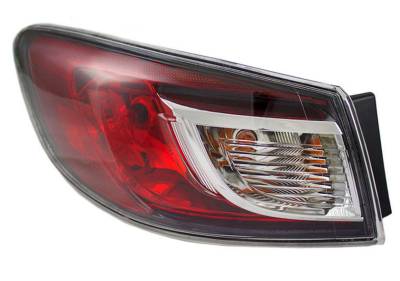 Rareelectrical - New Left Tail Light Compatible With Mazda 3 Sedan 2010-13 Bbm4-51-160F Bbm451160f Ma2800144