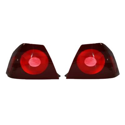 Rareelectrical - New Pair Of Outer Tail Lights Compatible With Chevrolet Impala 2000 2001 2002 2003 2004 By Part