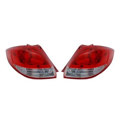 Rareelectrical - New Tail Light Pair Compatible With Hyundai Veloster Base 2014 2015 Hy2801146 92402-2V000 Hy2800146