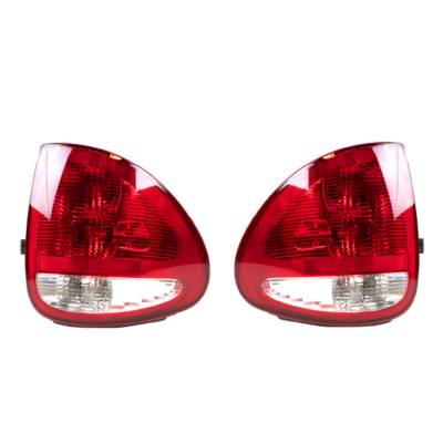 Rareelectrical - New Left And Right Tail Lights Compatible With Dodge Grand Caravan 2001-2003 Ch2801140 Ch2800140