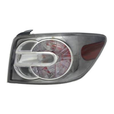 Rareelectrical - New Right Tail Light Compatible With Mazda Cx7 2010 2011 2012 By Part Numbers Ma2801150 Eh4451150f