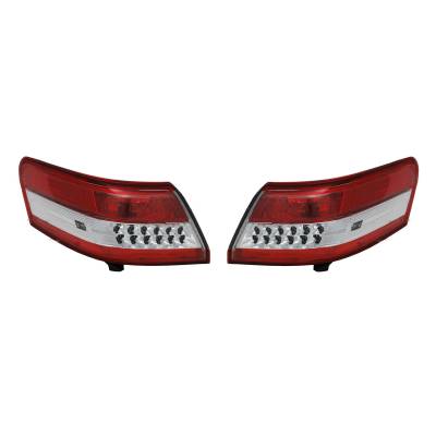 Rareelectrical - New Tail Light Pair Compatible With Toyota Camry 2010-11 81550-06340 To2804106 8155006340