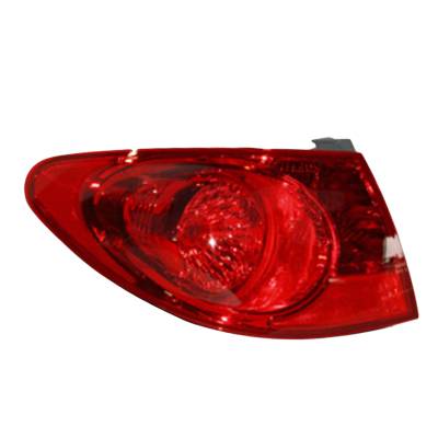 Rareelectrical - New Left Tail Light Compatible With Hyundai Elantra Sedan 2007 2008 Hy2804108 92401-2H050 924012H050