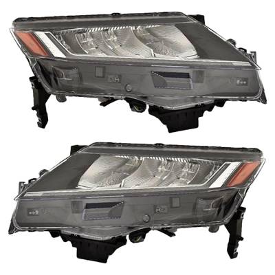 Rareelectrical - New Pair Of Headlights Compatible With Mitsubishi Outlander Sport Gt Special Edition Be Es Le S Se