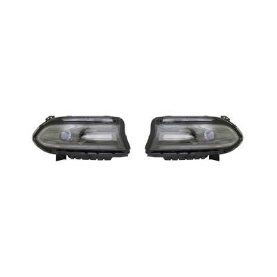 Rareelectrical - New Headlight Pair Fits Dodge Charger Sedan 2018 Ch2503296 68294431Af 68294430Af