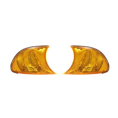 Rareelectrical - New Pair Of Turn Signal Lights Compatible With Bmw 325Ci 330Ci 2001 Bm2520106 Bm2521106 63126904300