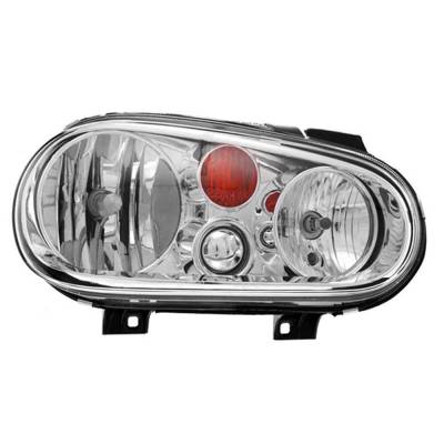 Rareelectrical - New Right Halogen Headlight Compatible With Volkswagen Cabrio Glx Gl Gls Convertible 2.0L 2001 2002