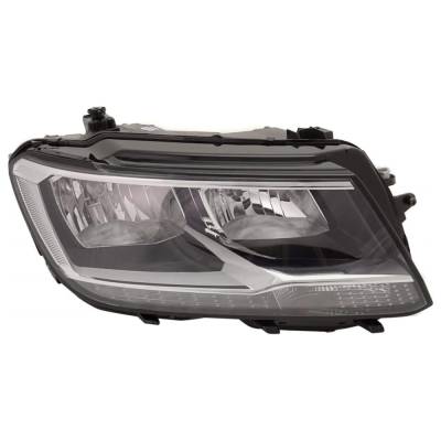 Rareelectrical - New Right Halogen Headlight Compatible With Volkswagen Tiguan R-Line Sport Utility 4 Door 1.4L 2018