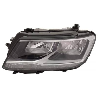Rareelectrical - New Left Halogen Headlight Compatible With Volkswagen Tiguan Sel R-Line Sport Utility 4 Door 2.0L