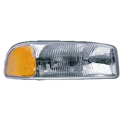 Rareelectrical - New Right Headlight Compatible With Gmc Sierra 2500 Hd Sl Sle Crew Pickup 2001 2002 By Part Number