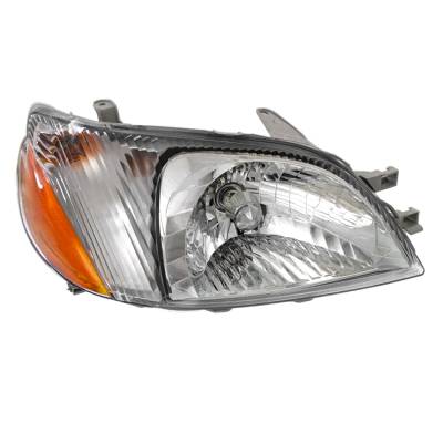 Rareelectrical - New Right Halogen Headlights Compatible With Toyota Echo Base Sedan 2 Door 1.5L 2000 2001 2002 By