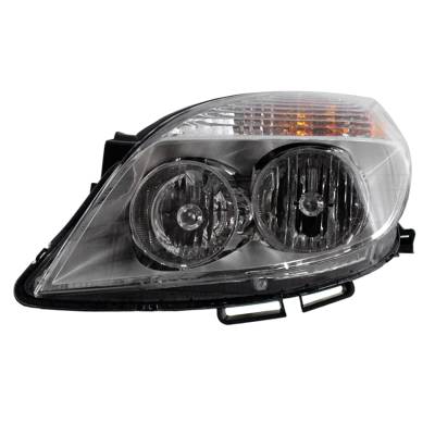 Rareelectrical - New Drivers Halogen Headlight Compatible With Saturn Aura Xe Xr Sedan 2007 By Part Number 25818866