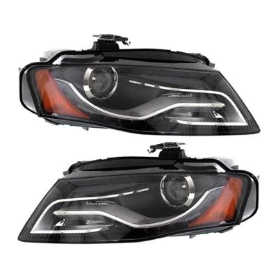 Rareelectrical - New Pair Of Hid Headlight Compatible With Audi A4 Quattro Base Sedan 2009-2012 By Part Number