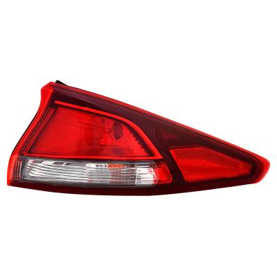 Rareelectrical - New Passengers Halogen Outter Tail Light Compatible With Hyundai Ioniq Hybrid Blue Hatchback Ev-Gas