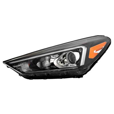 Rareelectrical - New Drivers Halogen Headlight Compatible With Hyundai Tucson Value Edition Sel Se Sports Utility