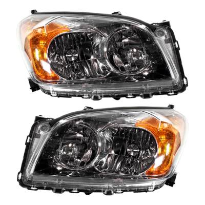 Rareelectrical - New Pair Of Headlight Compatible With Toyota Rav4 Sport Sport Utility 2009-2012 By Part Number