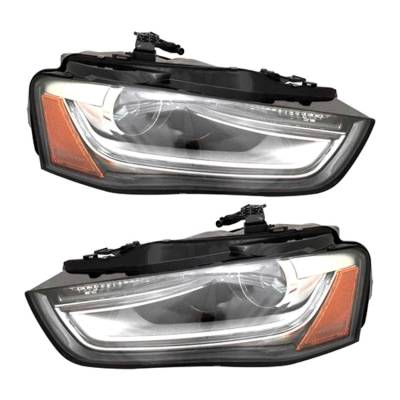 Rareelectrical - New Pair Of Hid Headlight Compatible With Audi A4 Sedan 1.8L 2.0L 2013-2016 By Part Number