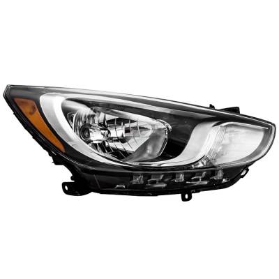 Rareelectrical - New Right Headlight Compatible With Hyundai Accent Sedan 2012-2014 By Part Number 92102-1R010