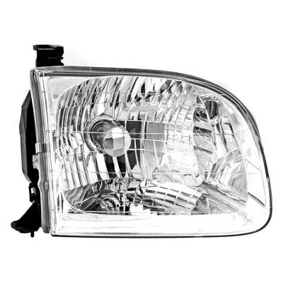 Rareelectrical - New Right Halogen Headlight Compatible With Toyota Tundra Sr5 Crew Cab Pickup 4 Door 3.4L 2004 By