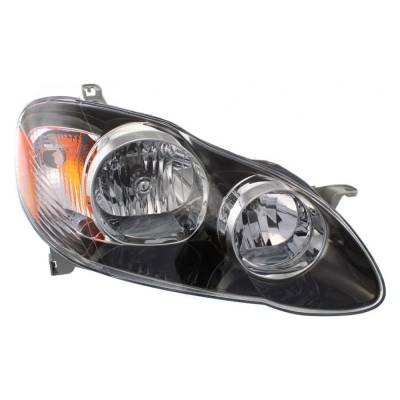 Rareelectrical - New Right Halogen Headlight Compatible With Toyota Corolla S Sedan 1.8L 2005 2006 2007 2008 By Part
