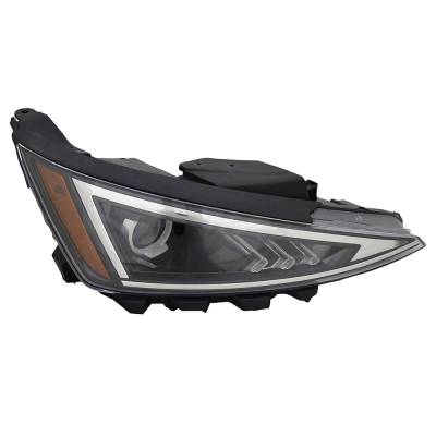 Rareelectrical - New Right Side Headlights Compatible With Hyundai Elantra Sel Sedan 2019 2020 By Part Numbers